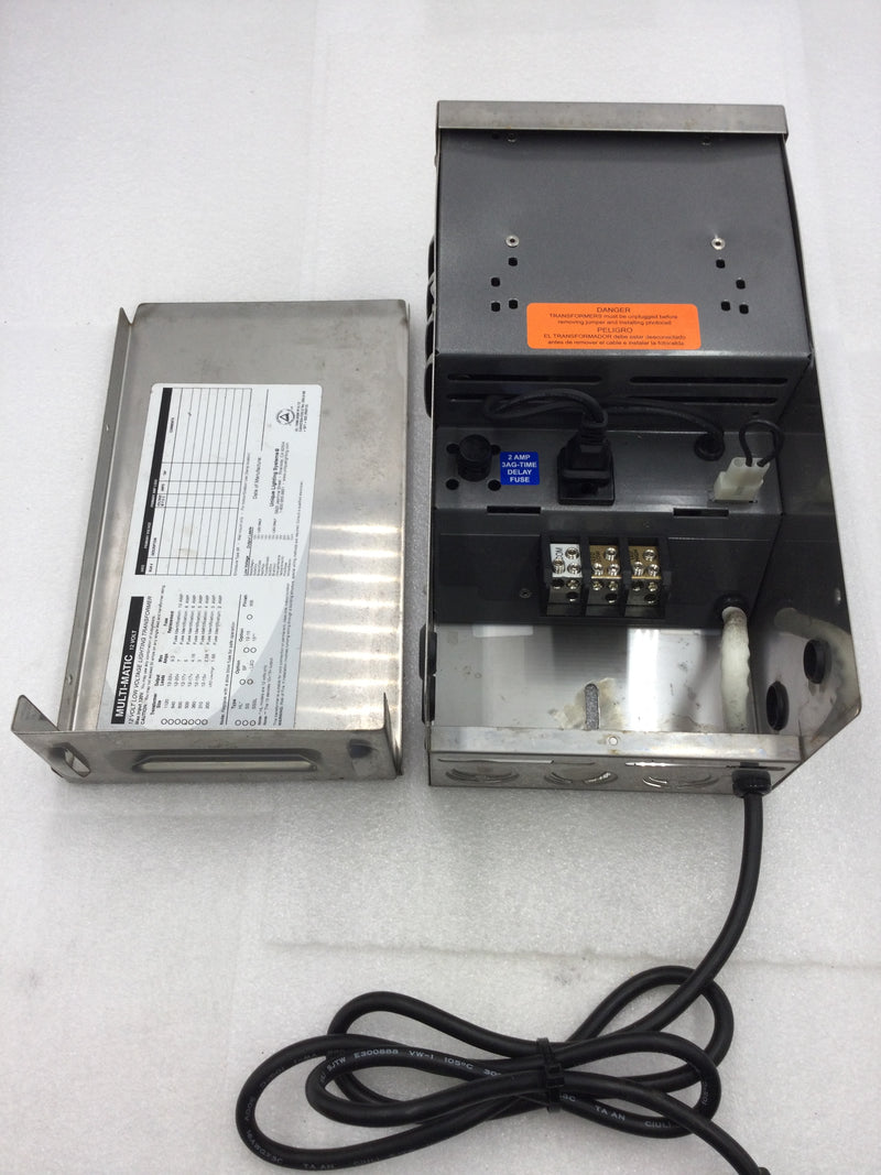 Unique Lighting 200 Watt LED Lighting Transformer 120 VAC Primary LED Low and LED High Secondary Outputs