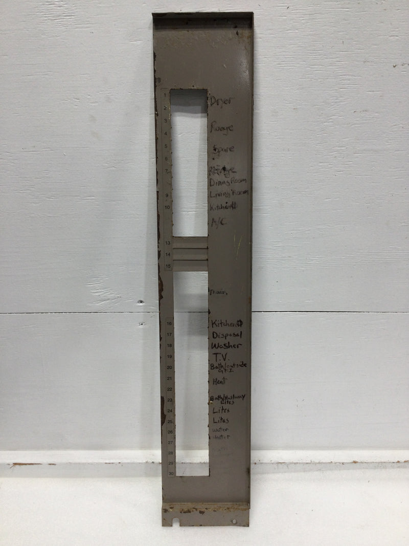 30 Space 120/240V Dead Front Only w/Main 32 7/8" x 6"