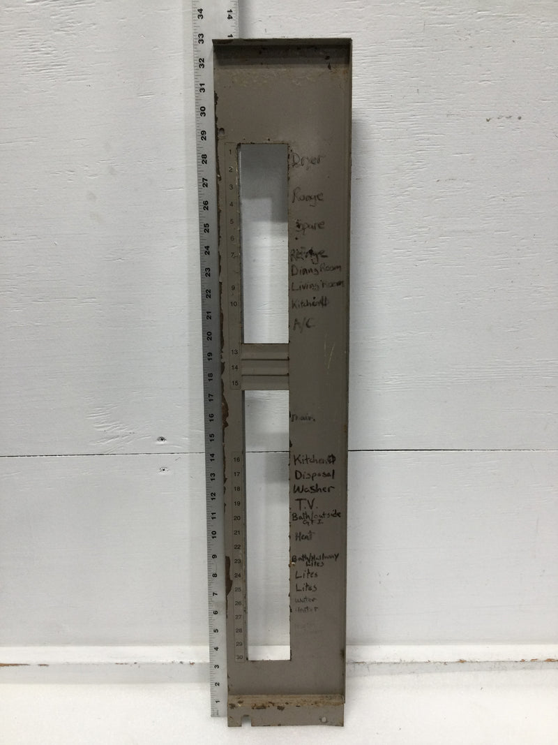 30 Space 120/240V Dead Front Only w/Main 32 7/8" x 6"