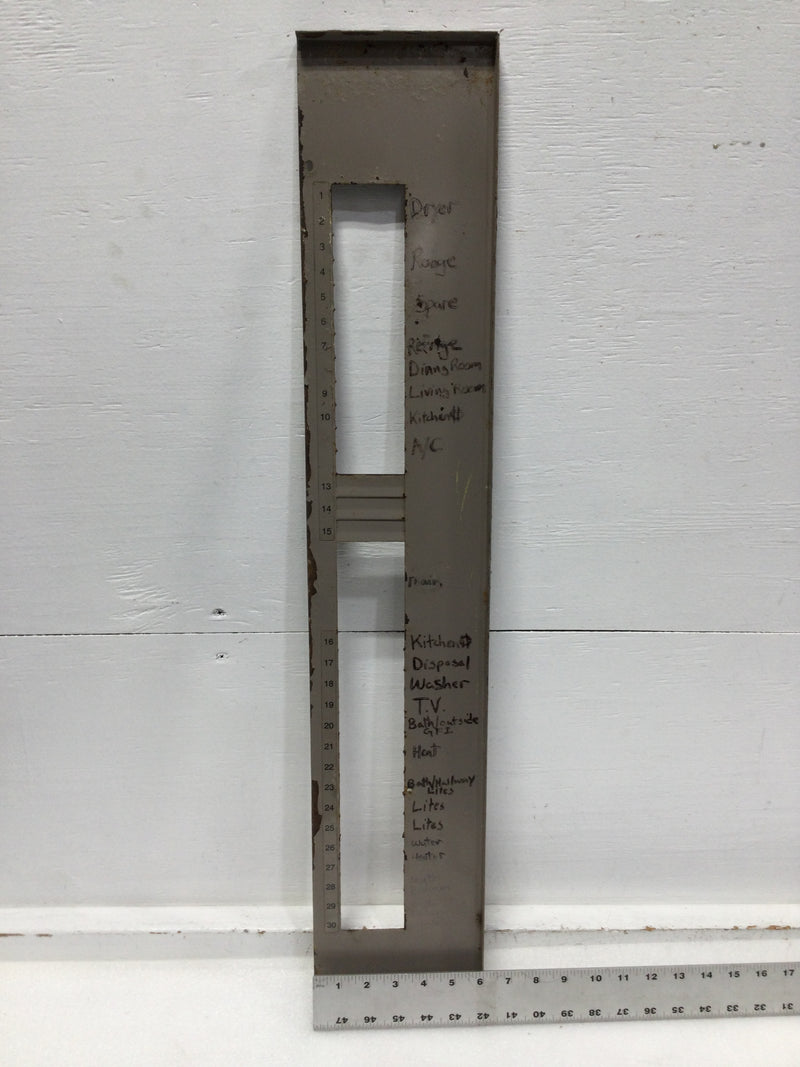 30 Space 120/240V Dead Front Only w/Main 32 7/8" x 6"