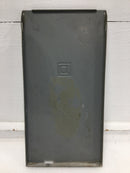 Square D Nema 3R Disconnect Cover Only 14 7/8" x 7 5/8"