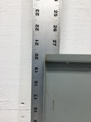 Nema 3R 18 Space 120/240V Dead Front Only 20 1/4" x 9 7/8"