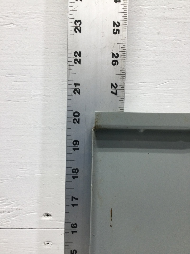 Nema 3R 18 Space 120/240V Dead Front Only 20 1/4" x 9 7/8"