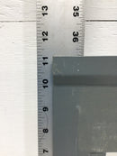 Square D QO6-12L100RB 100 Amp 8 Space 120/240V Dead Front Only 11 1/4" x 8 5/8"