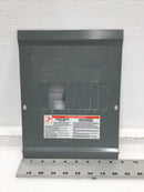 Square D QO6-12L100RB 100 Amp 8 Space 120/240V Dead Front Only 11 1/4" x 8 5/8"