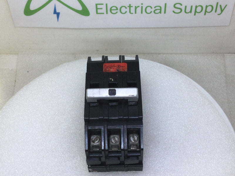 Zinsco Q243070 70 Amp 3 Pole 240V Type Q-24 Circuit Breaker - Cosmetic Flaw