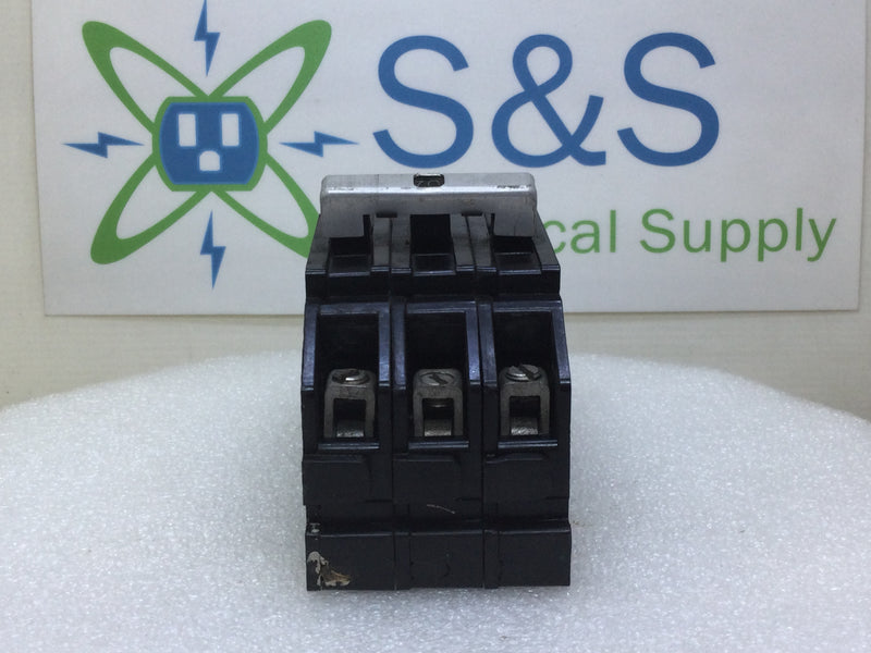 Zinsco Q243070 70 Amp 3 Pole 240V Type Q-24 Circuit Breaker - Cosmetic Flaw