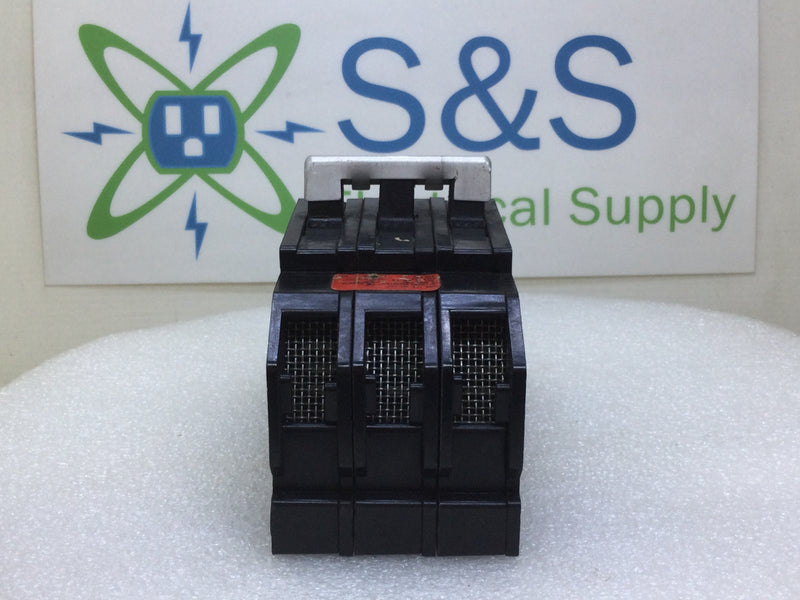 Zinsco Q243070 70 Amp 3 Pole 240V Type Q-24 Circuit Breaker - Cosmetic Flaw