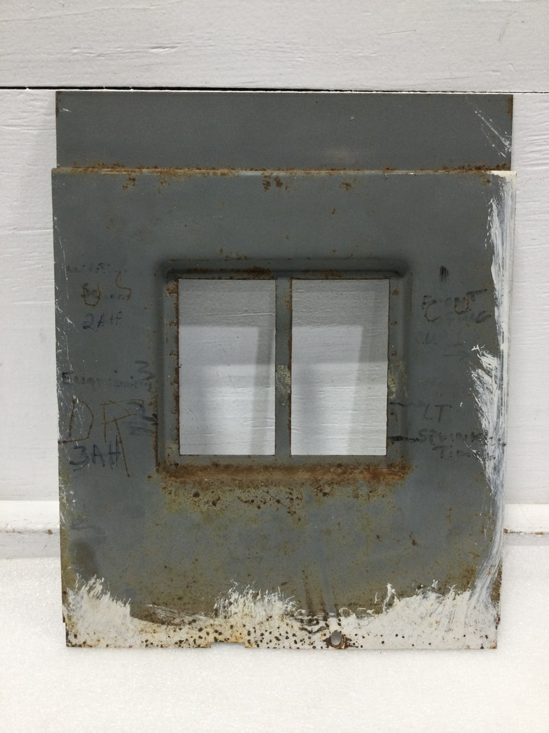 12 Space 120/240V Dead Front Only 13 3/4" x 11 1/8"