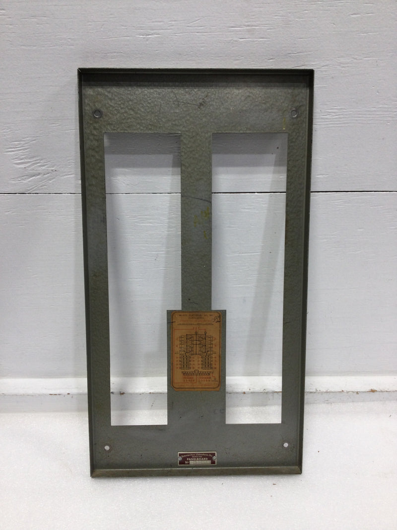 Walker 2415-PQ-16H 100 Amp 20 Space 120/240V Dead Front Only 19 7/8" x 10 3/4"