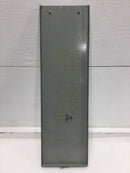 Nema 3R Panel Cover Only w/Latch 23" x 6 3/4"