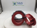 Arlington 8418 3 1/2" 4 Screw Adjustab MCI Connector w/ 3 NM Endstop Bushings