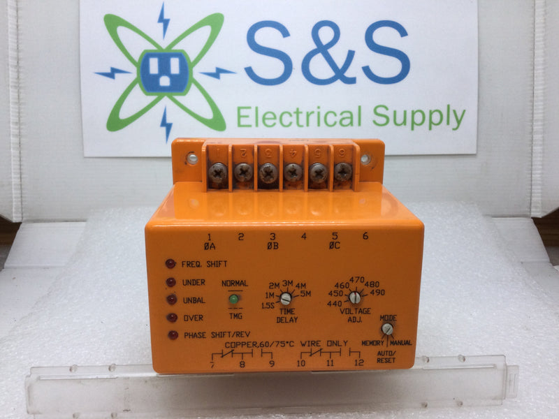Diversified Electronics SLM-440-ASE Phase Monitor 3Amp 600V