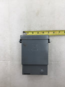 Square D QO200TR 60 Amp 120/240V Enclosure Only 6 1/2" x 4 3/4" - Missing Back