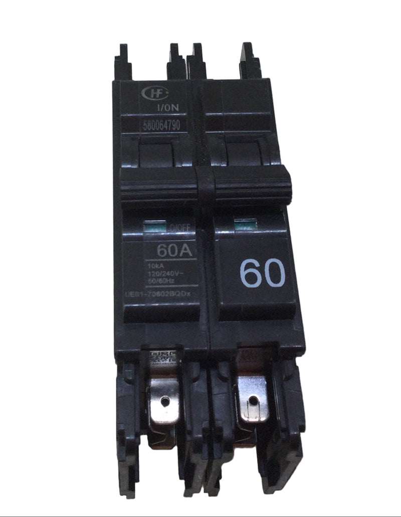 Zettler UEB1-70602BQDx 60 Amp 2 Pole 240V Circuit Breaker