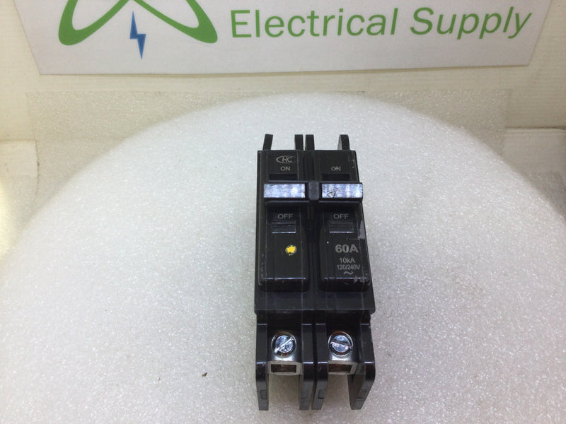 Hartland-Controls HCB-2P60GG 60 Amp 2 Pole 120/240V Breaker - Cosmetic Flaw