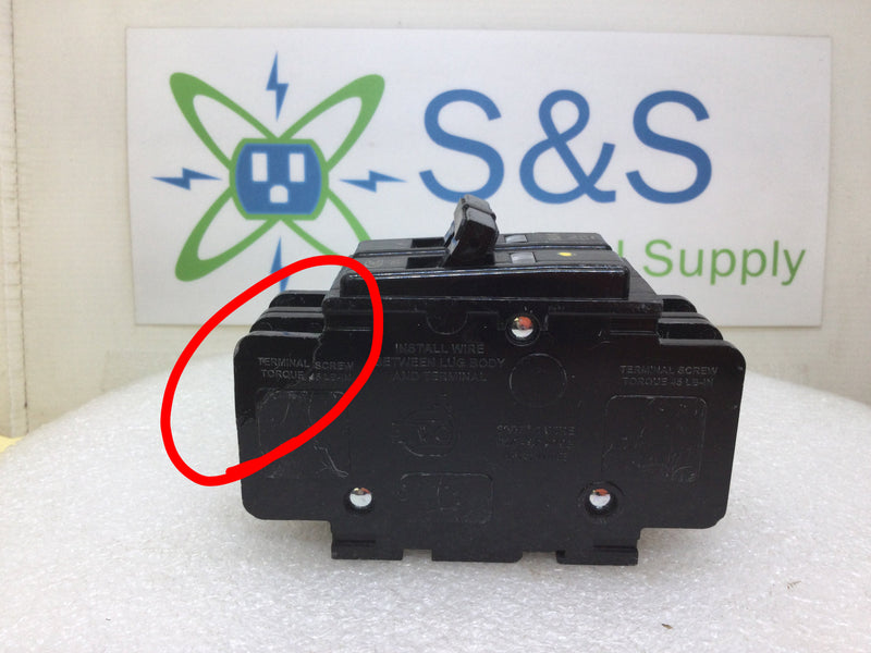 Hartland-Controls HCB-2P60GG 60 Amp 2 Pole 120/240V Breaker - Cosmetic Flaw