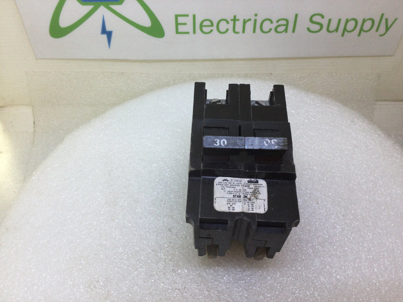 American Brand FPE NA230 30 Amp 2 Pole Circuit Breaker - Cosmetic Flaw