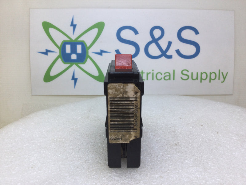 General Switch GS20H 20 Amp Single Pole Type GAB Circuit Breaker