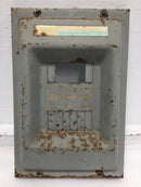Federal Pacific 104-8S/F 100A 8 Space 120/240V Dead Front Only 11 5/8" x 7 3/4"