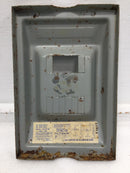 Federal Pacific 104-8S/F 100A 8 Space 120/240V Dead Front Only 11 5/8" x 7 3/4"