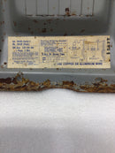 Federal Pacific 104-8S/F 100A 8 Space 120/240V Dead Front Only 11 5/8" x 7 3/4"