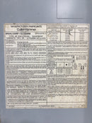 Cutler-Hammer BR24L125RP 125 Amp 2 Space 120/240V Panel Cover 11 5/8" x 6 1/2"