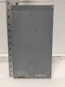 Cutler-Hammer BR24L125RP 125 Amp 2 Space 120/240V Panel Cover 11 5/8" x 6 1/2"