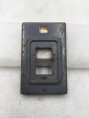 Square D 60 Amp 120/240V Nema 1R Cover Only 6 1/4" x 4"