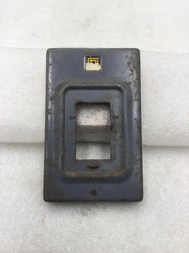 Square D 60 Amp 120/240V Nema 1R Cover Only 6 1/4" x 4"