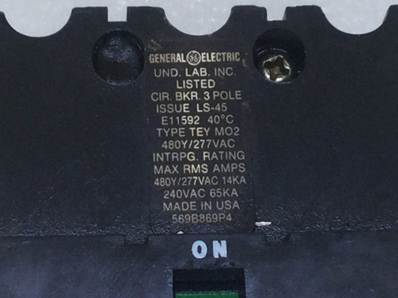 GE/General Electric TEY330/TEY M02 30 Amp 3 Pole 240V Bolt On Circuit Breaker