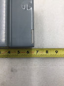 Square D QO200TR 60 Amp 120/240V Enclosure Only 6 1/2" x 4 3/4" - Missing Back