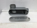 SCI Type LL Rigid Conduit Body 3-1/2″, Aluminum, NPT Threads