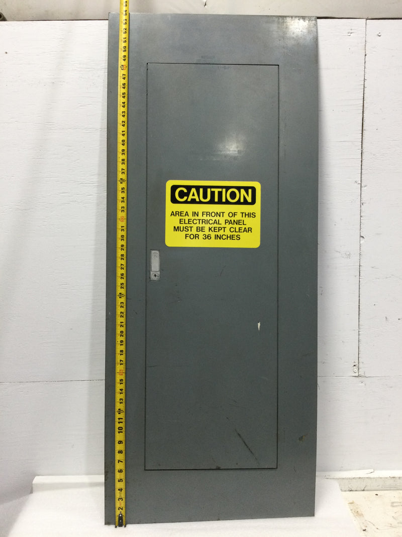 GE NHB Style 2A Industrial Electrical Cabinet Front 54" x 22 1/4"
