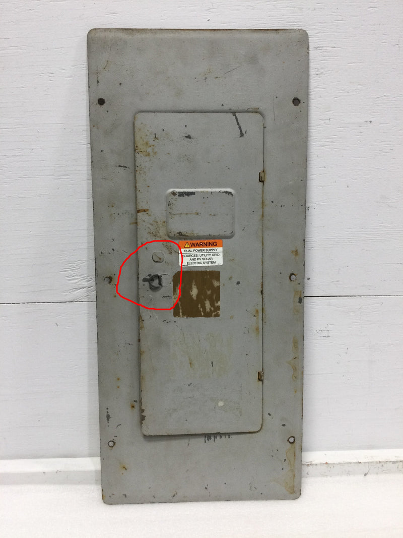 Sylvania Zinsco MLB20 (20-40) Panel Cover/Door Only 225 Amp 240V 30 1/