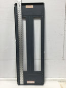 GE Type NHB, Style 2A, 400 amp, 277/480V, 3 PH, 4 Wire Deadfront 43 1/2" x 15 3/8"