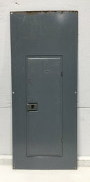 Square D QOC40US 40 Space 120/240V Panel/Door Only w/Main 33 3/4" x 14 1/4"