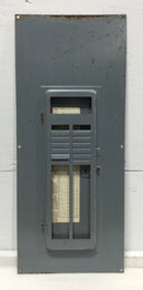 Square D QOC40US 40 Space 120/240V Panel/Door Only w/Main 33 3/4" x 14 1/4"