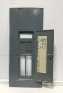 Square D QOC40US 40 Space 120/240V Panel/Door Only w/Main 33 3/4" x 14 1/4"