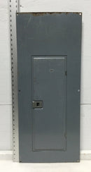 Square D QOC40US 40 Space 120/240V Panel/Door Only w/Main 33 3/4" x 14 1/4"