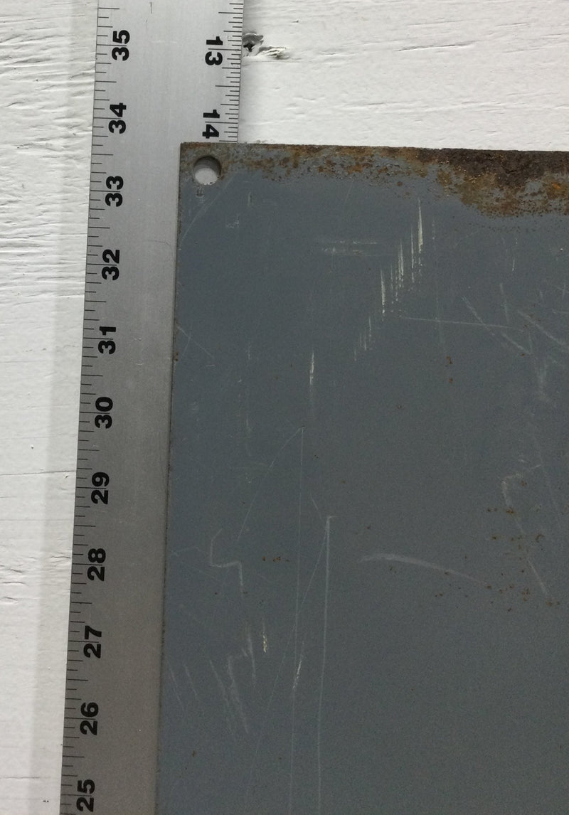 Square D QOC40US 40 Space 120/240V Panel/Door Only w/Main 33 3/4" x 14 1/4"