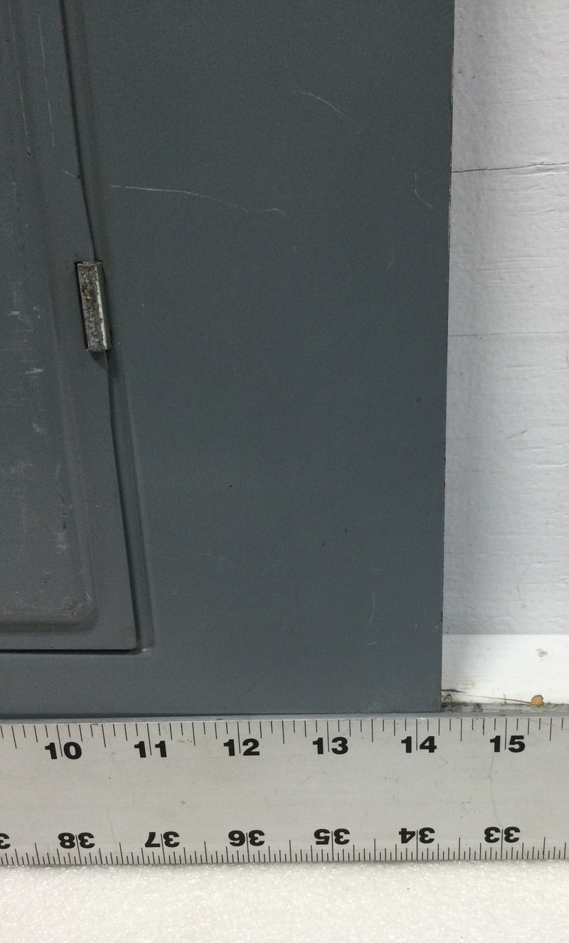 Square D QOC40US 40 Space 120/240V Panel/Door Only w/Main 33 3/4" x 14 1/4"