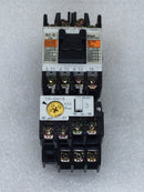 Fuji SC-0 Magnetic Contactor 20 Amp 3 Phase 240-550 VAC with 200-220 VAC Coil and Type TR-ON/3 Thermal Overload Relay