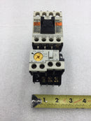 Fuji SC-03/G Magnetic Contactor 20 Amp 3 Phase 240-550 VAC with Type TR-ON/3 Thermal Overload Relay and 24 VDC Coil