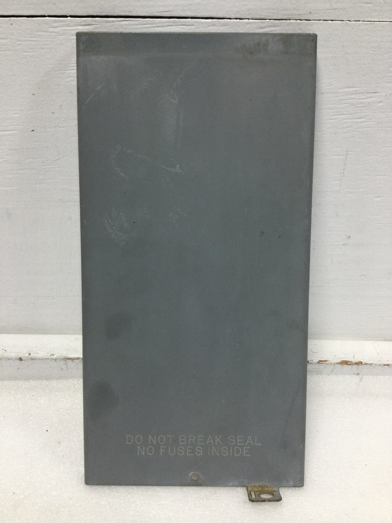 Nema 3R Enclosure Panel Cover Only 13 3/4" x 7"