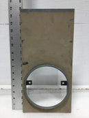 Nema 3R Meter Socket Cover Only w/Back Side Brackets 14 3/4" x 7 1/4"