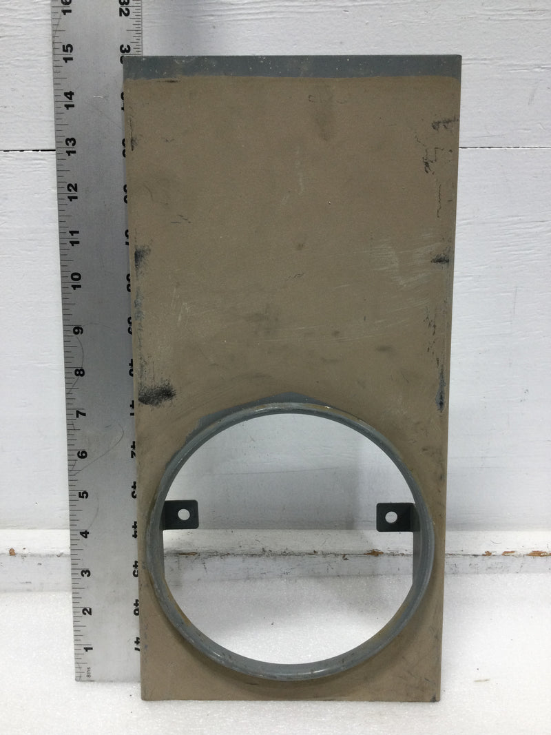 Nema 3R Meter Socket Cover Only w/Back Side Brackets 14 3/4" x 7 1/4"