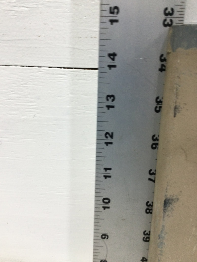 Nema 3R Meter Socket Cover Only w/Back Side Brackets 14 3/4" x 7 1/4"