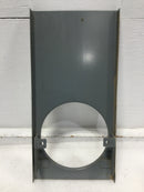 Nema 3R Meter Socket Cover Only w/Back Side Brackets 14 3/4" x 7 1/4"