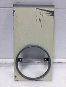 Nema 3R Meter Socket Cover Only w/Back Side Brackets 14 1/2" x 7 3/8"